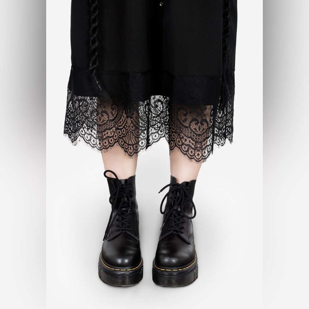 NWT Disturbia Mortuary Lace Button Up Midi Dress Size US 16 / UK 20 - Picture 6 of 13